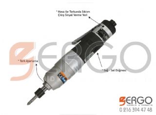 Havalı Impulse Seri Hidrolik Shut Off Vidalama